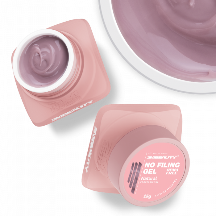 No Filing - Natural - HEMA Mentes Reszelésmentes Építőzselé (15g) (2)