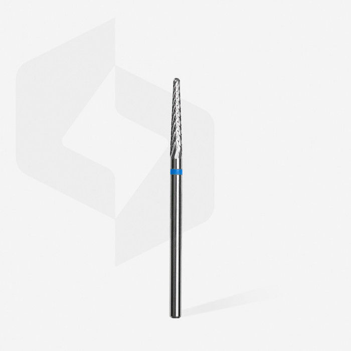 Staleks - Karbid Csiszolófej Keskeny Kúp 2,3 mm | 14 mm Kék | Közepes | FT71B023-14 (2)