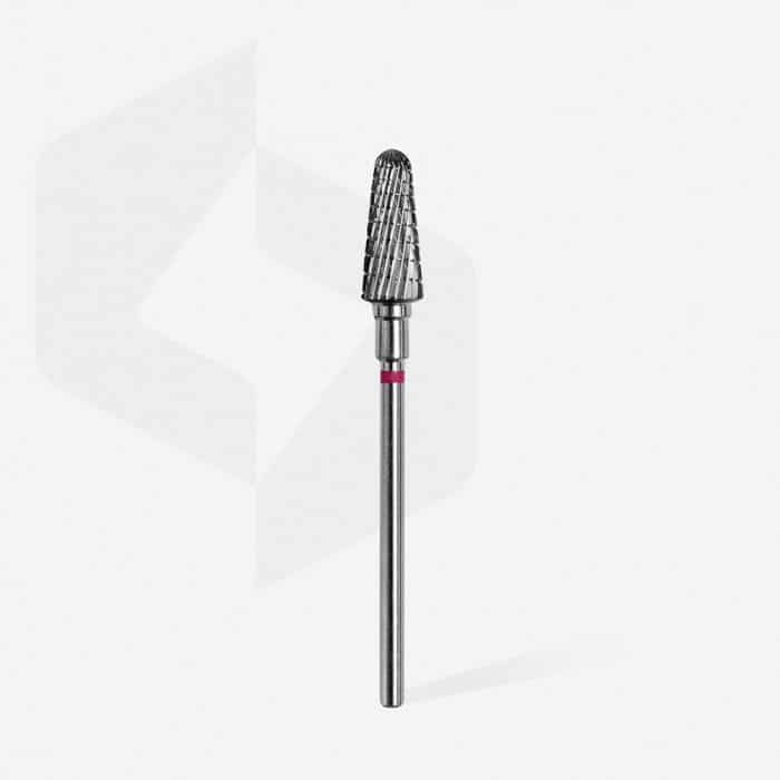 Staleks - Karbid Csiszolófej Lekerekített Kúp 6 mm | 14 mm Lila | Extra Durva | FT70V060-14 (2)