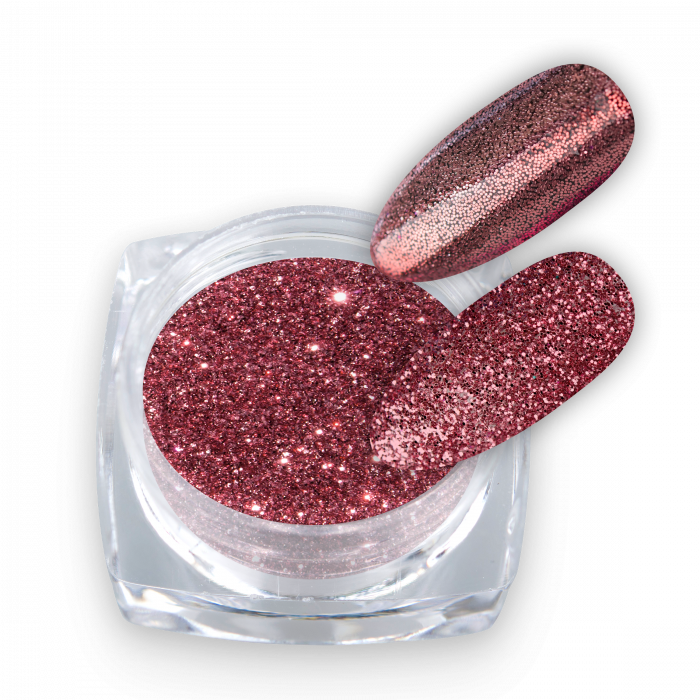 Glitter Laser Mix Rose Gold 01 csillámpor (2)