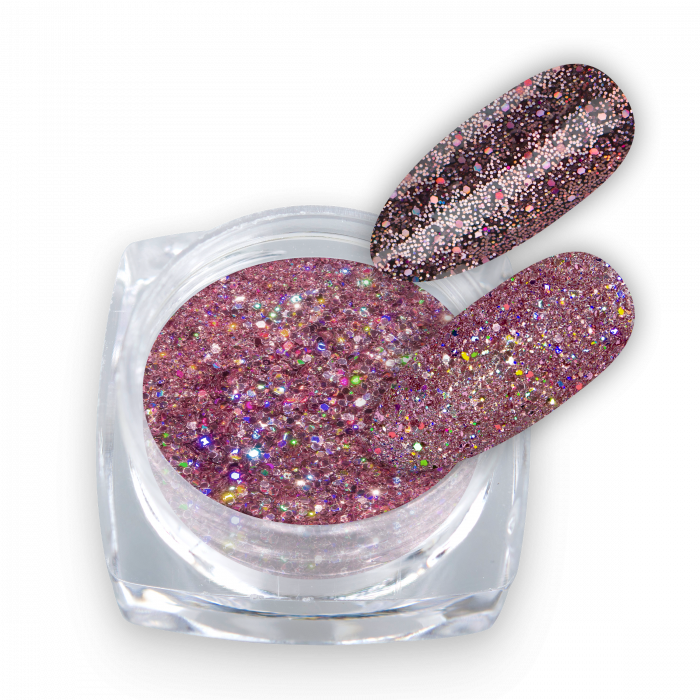 Glitter Laser Mix Mauve 01 csillámpor (2)