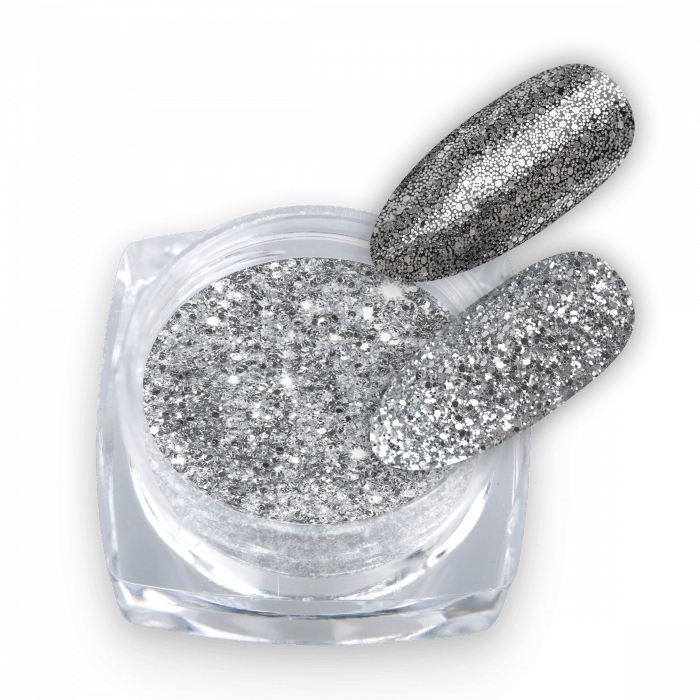 Glitter Silver Mix 01 csillámpor (2)