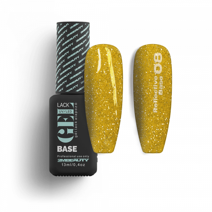 Gel Lack - Reflective Base 08 - HEMA Mentes (5ml - mini me) (4)