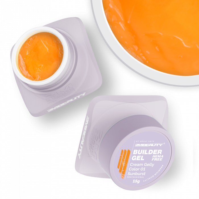 Cream Gelly Color 01 Sunburst - HEMA Mentes Építőzselé (15g) (3)