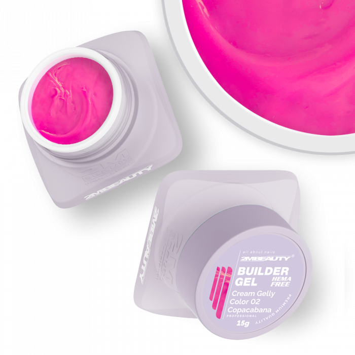 Cream Gelly Color 02 Copacabana - HEMA Mentes Építőzselé (15g) (3)