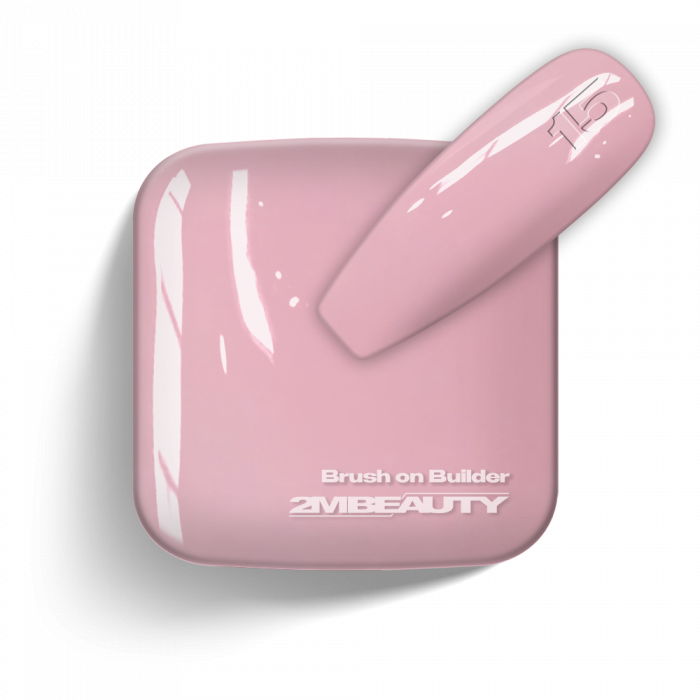 Brush On Builder Color 15 - HEMA Mentes Ecsetes Építőzselé (5ml - mini me) (3)