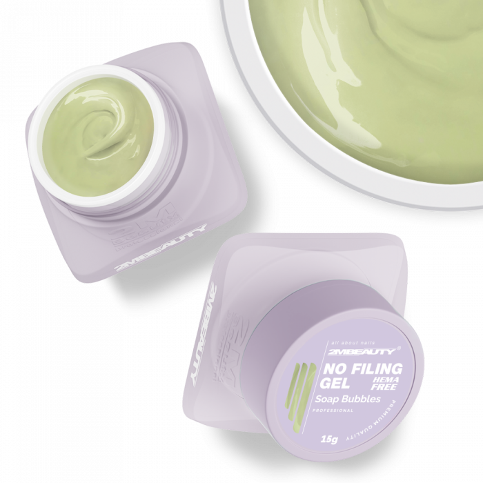 No Filing - Soap Bubbles - HEMA Mentes Reszelésmentes Építőzselé (30g) (2)