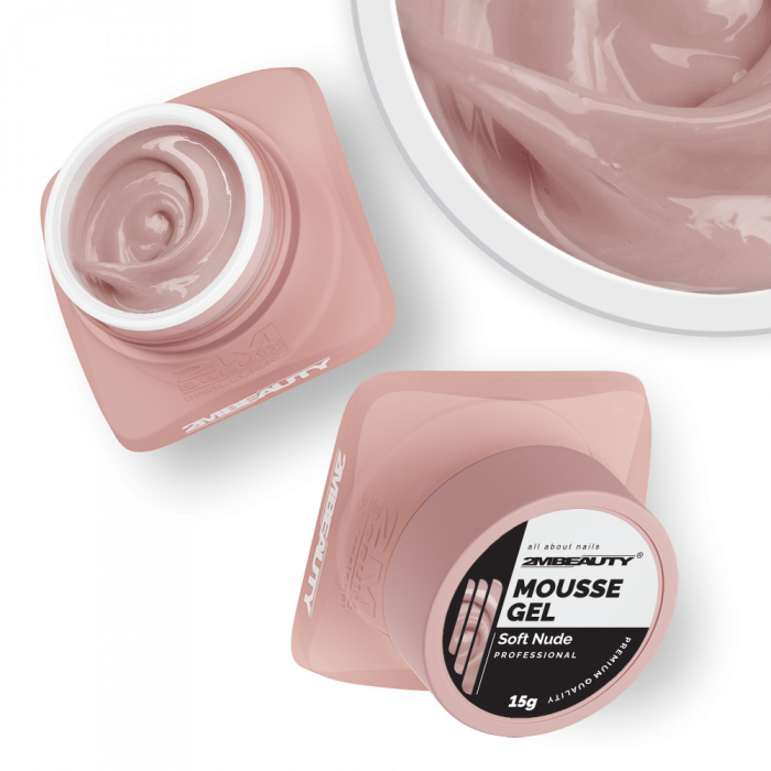 Mousse - Soft Nude - HEMA Mentes Építőzselé (15g) (2)
