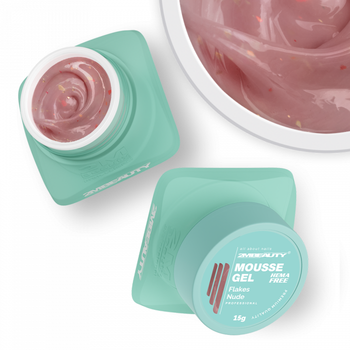 Mousse - Flakes Nude - HEMA Mentes Építőzselé (50g) (3)
