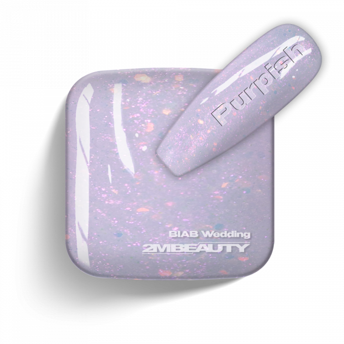 BIAB - Wedding - Purplish - HEMA Mentes Ecsetes Építőzselé (5ml - mini me) (5)