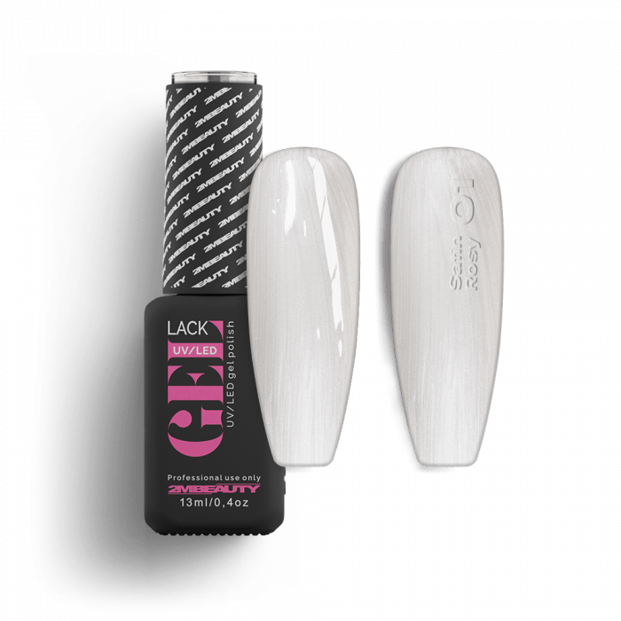 Gel Lack - Satin - 01 Off-White - HEMA Mentes (13 ml) (2)