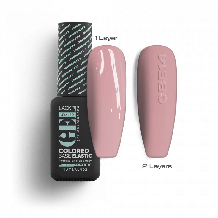 Gel Lack - Colored Base Elastic CBE14 - HEMA Mentes (100ml) (2)