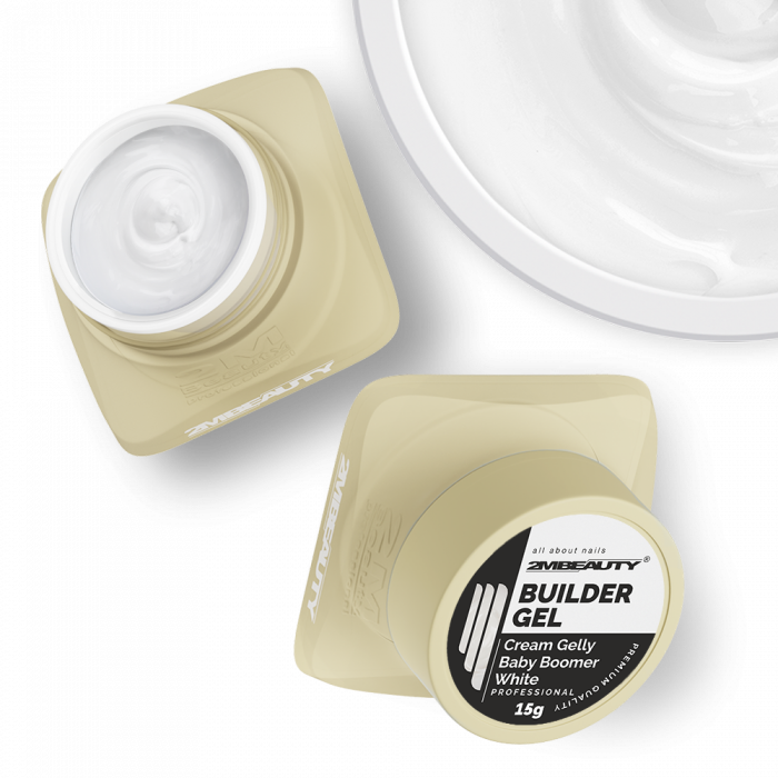 Cream Gelly Baby Boomer White - HEMA Mentes Építőzselé (15g) (3)