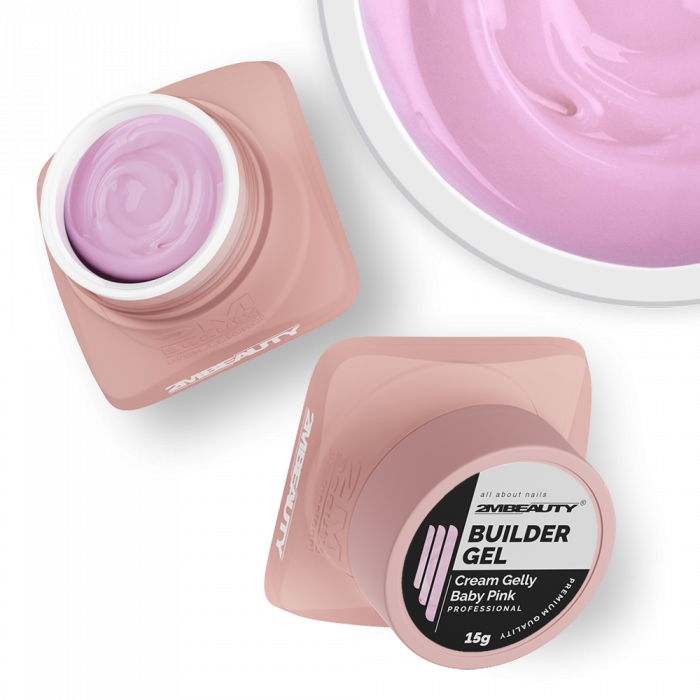Cream Gelly Baby Pink - HEMA Mentes Építőzselé (15g) (2)