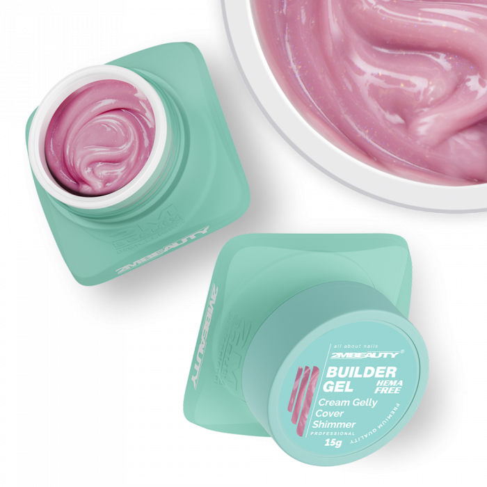 Cream Gelly Cover Shimmer - HEMA Mentes Építőzselé (30g) (2)