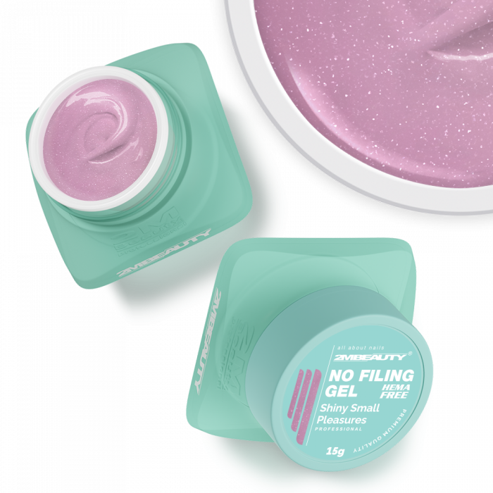 No Filing - Shiny Small Pleasures - HEMA Mentes Reszelésmentes Építőzselé (15g) (2)