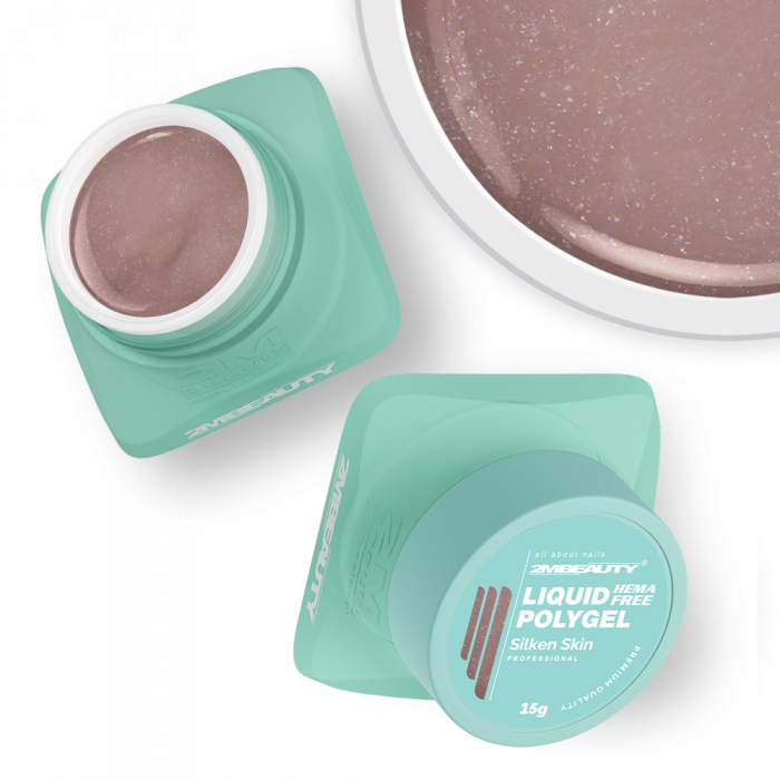 Liquid Polygel - Silken Skin - HEMA Mentes Építőzselé (15g) (2)