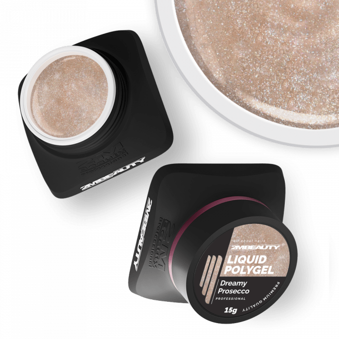 Liquid Polygel - Dreamy Prosecco - HEMA Mentes Építőzselé (50g) (2)