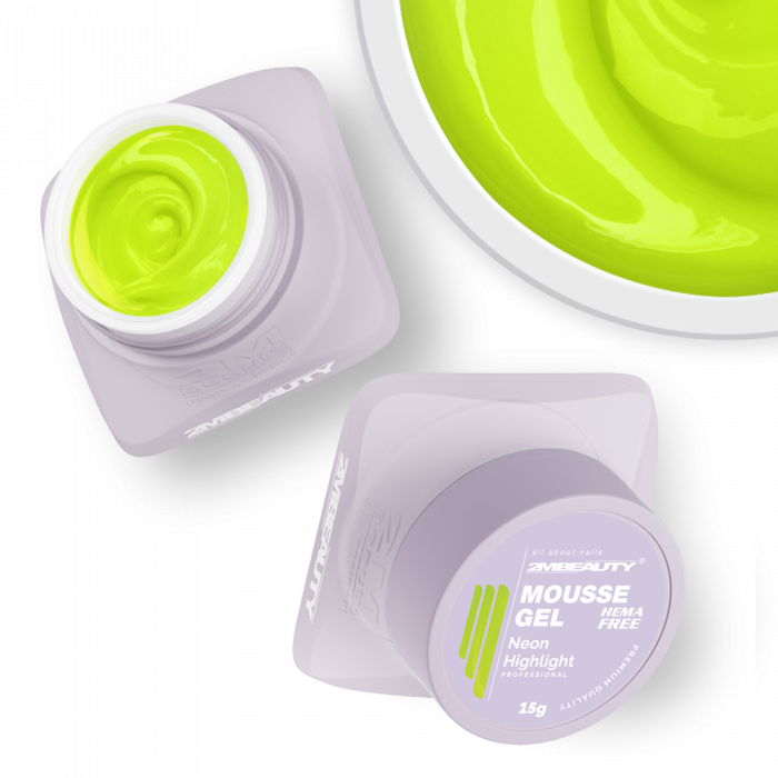 Mousse - Neon - Highlight - HEMA Mentes Építőzselé (50g) (2)