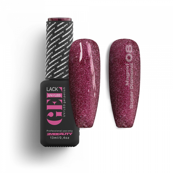 Gel Lack - Magnet Super Diamond 08 - HEMA Mentes (5ml - mini me) (2)