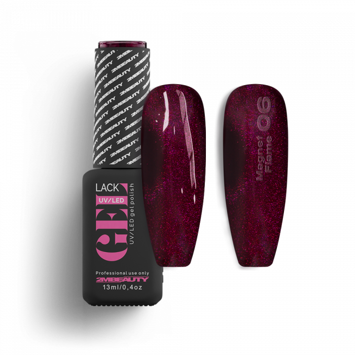 Gel Lack - Magnet Flame 06 - HEMA Mentes (13 ml) (2)