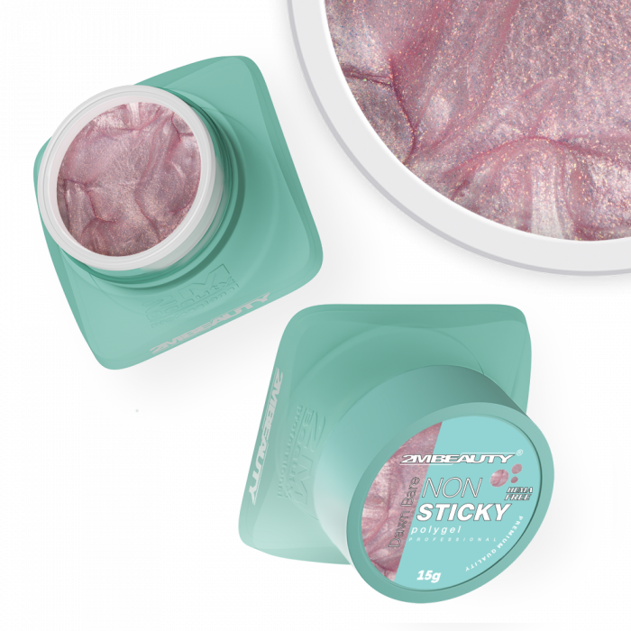 Non Sticky Polygel - Dawn Bare - HEMA Mentes Építőzselé (30g) (2)