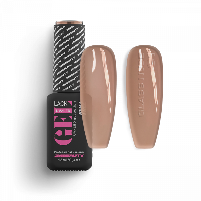 Gel Lack - Glass Nude 01 - HEMA Mentes (5ml - mini me) (2)