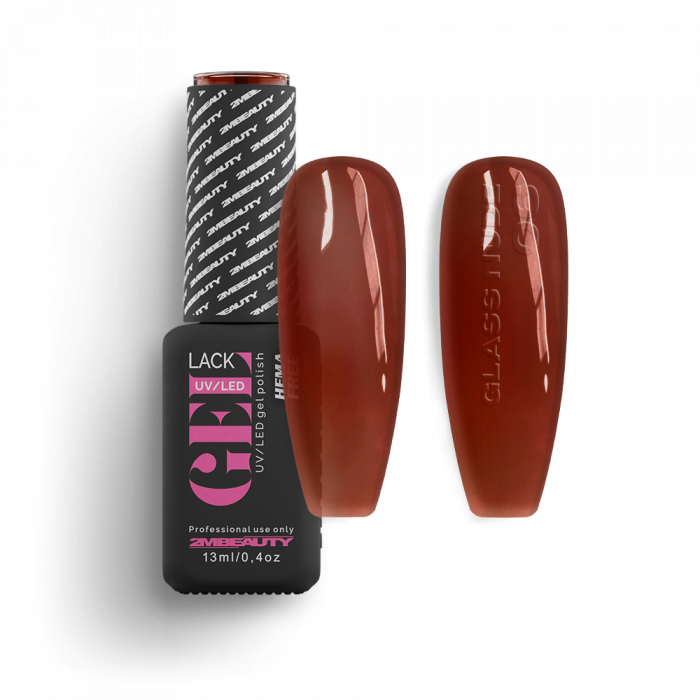 Gel Lack - Glass Nude 06 - HEMA Mentes (13 ml) (2)
