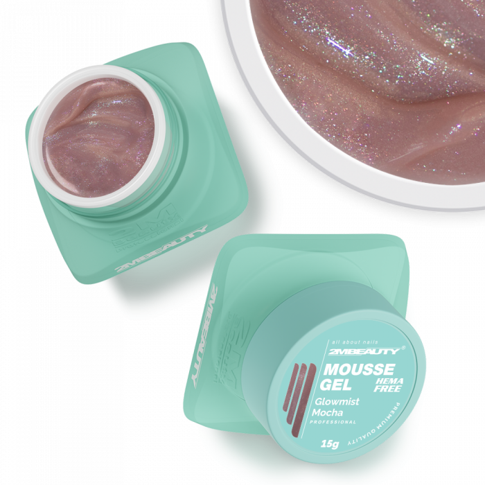 Mousse - Glowmist - Mocha - HEMA Mentes Építőzselé (30g) (2)