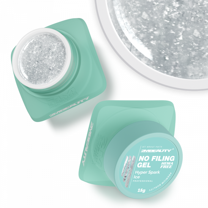 No Filing - Hyper Spark - Ice - HEMA Mentes Reszelésmentes Építőzselé (15g) (2)