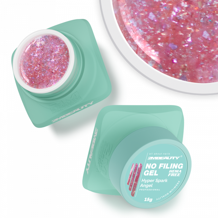 No Filing - Hyper Spark - Angel - HEMA Mentes Reszelésmentes Építőzselé (15g) (2)