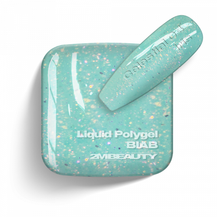 Liquid Polygel BIAB - Celestial 04 - Meadow - HEMA Mentes Ecsetes Építőzselé (5ml - mini me) (2)