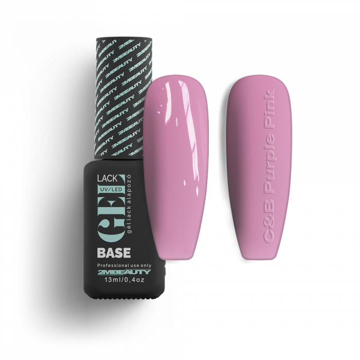 Gel Lack - Colour And Base In One C&B Purple Pink - HEMA Mentes (13 ml) (2)