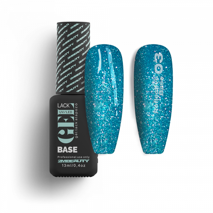 Gel Lack - Reflective Base 03 - HEMA Mentes (13 ml) (2)