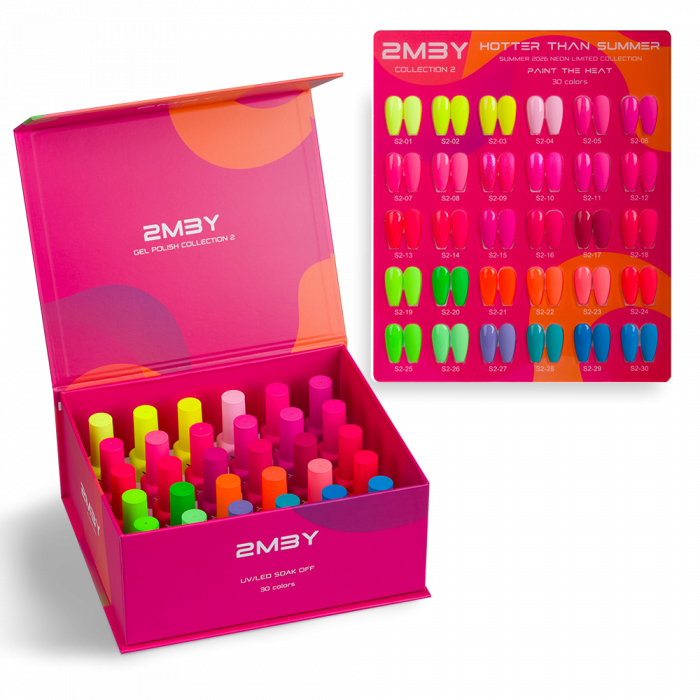 Gel Lack Szett - Collection 2 - Summer Neon - 30db (2)
