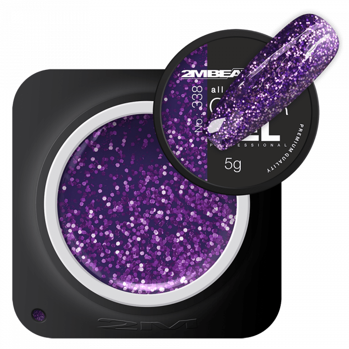 Színes Zselé - Csillámos 338 - HEMA Mentes (5g) (3)