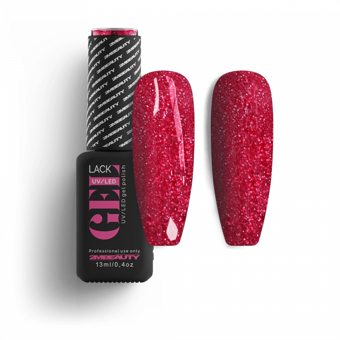 Gel Lack - Csillámos 0834 - HEMA Mentes (5ml - mini me) (3)