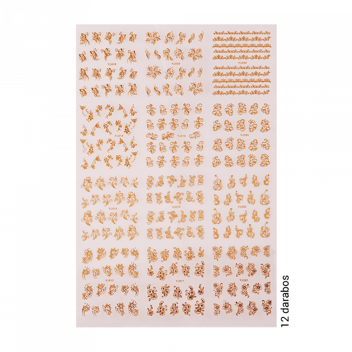 Matrica Szett - Arany - YJ013-24