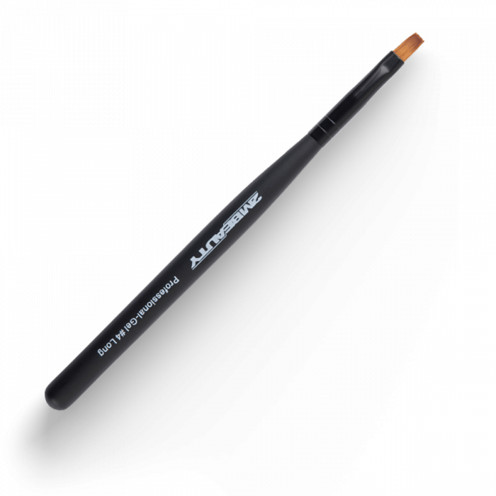 Zselé ecset Gel #4 Long - Black Beauty