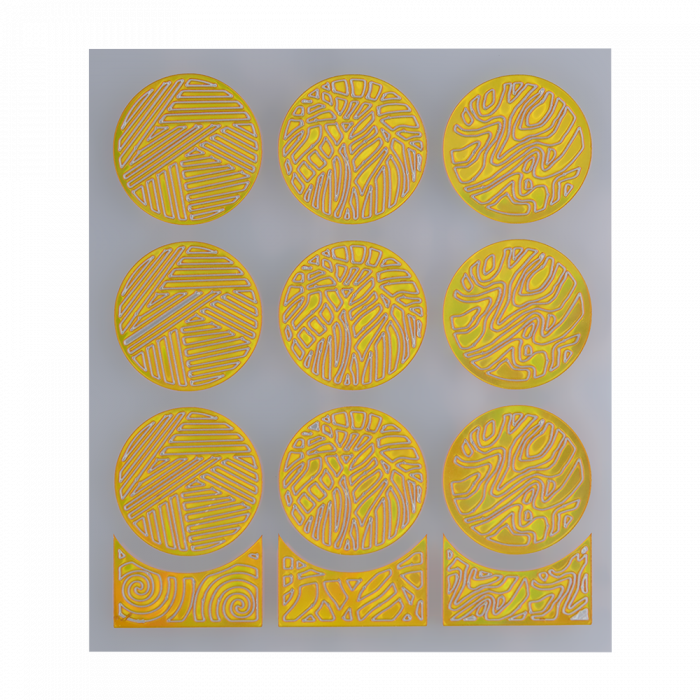 2MBEAUTY öntapadós matrica 21 Gold