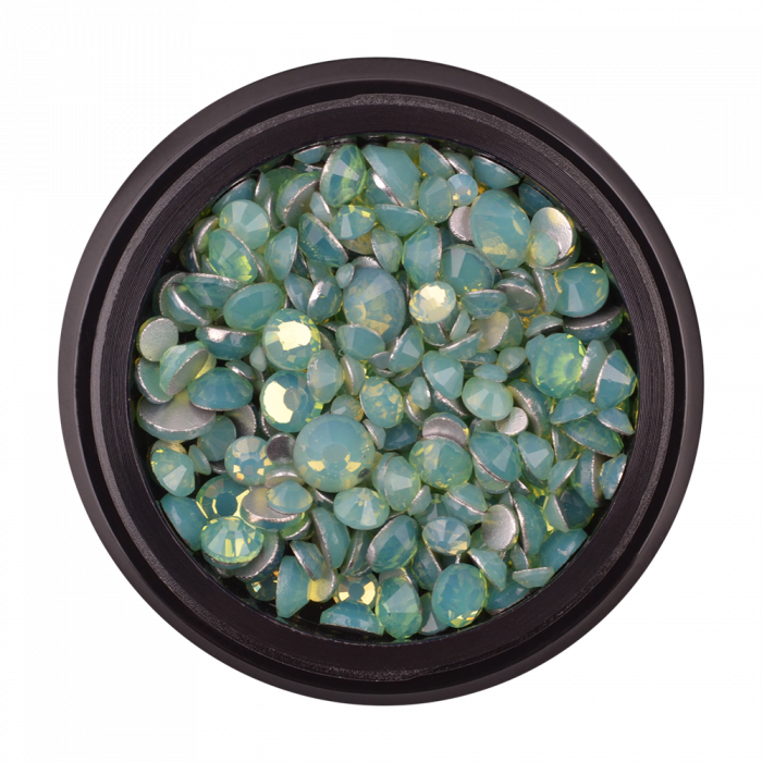 Strasszkő 40 opal green (400 db)