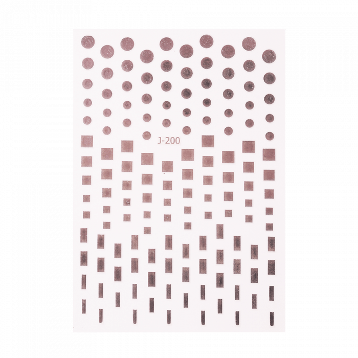 2MBEAUTY körömmatrica 56-03 - Silver