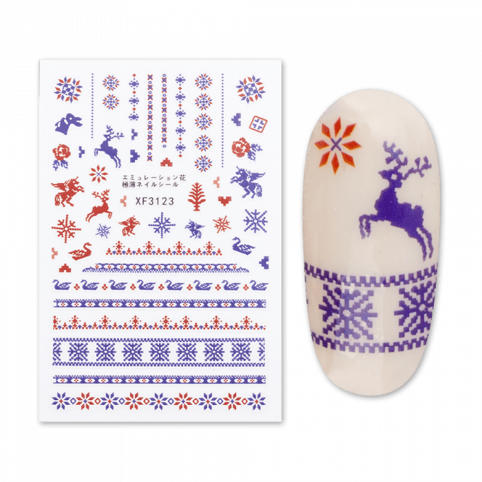 Matrica Christmas 75_XF3123