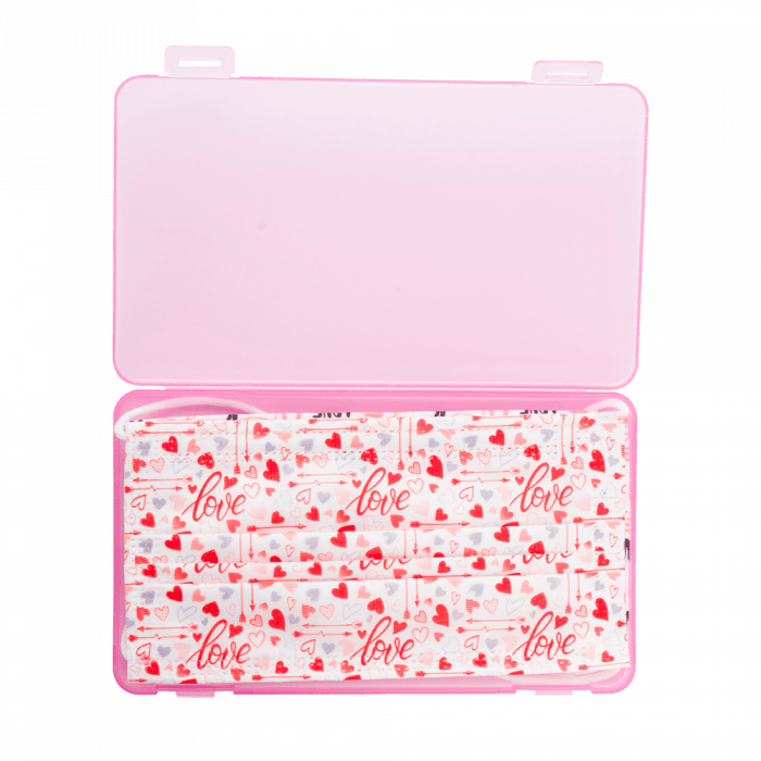 Maszk tároló - pink
