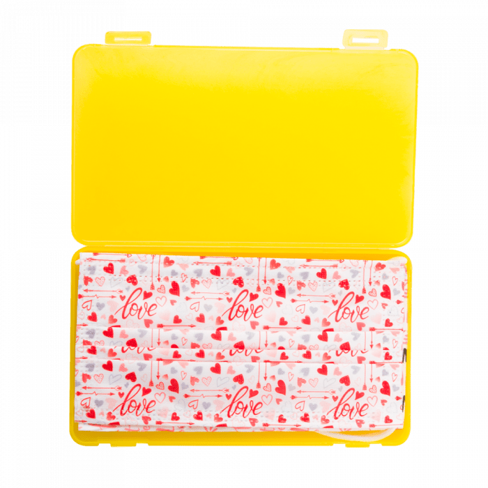Maszk tároló - yellow