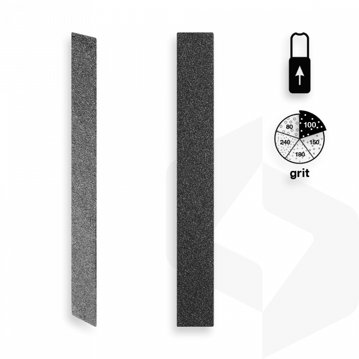 Staleks - Egyenes Ráhúzható Utántöltő Körömreszelő Papír 100 grit - 50 db DFCE-22-100 (50 db)