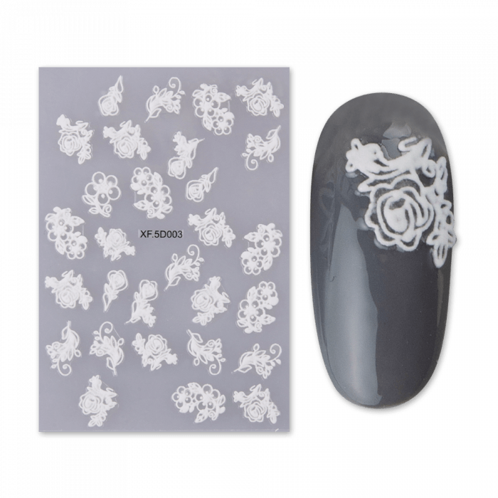 Matrica White Flower 89-3_XF5D003