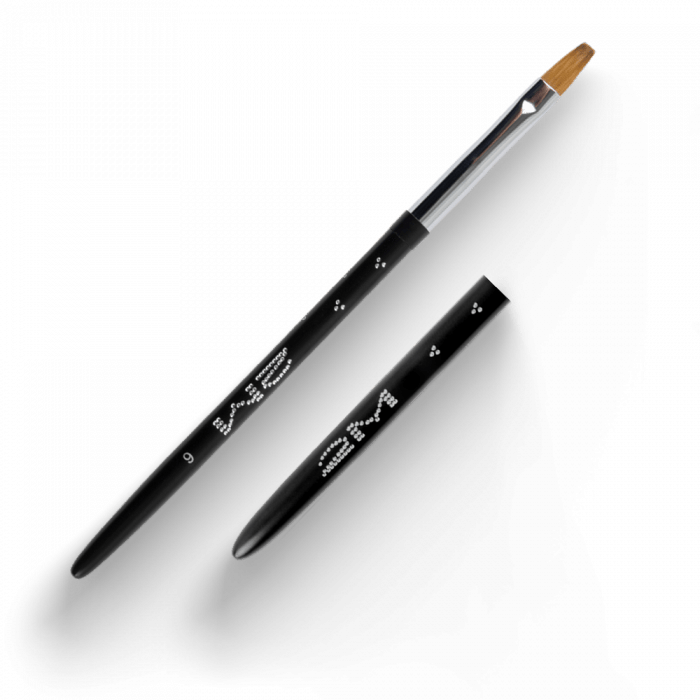 Zselé Ecset Kolinsky #6 - Black Design