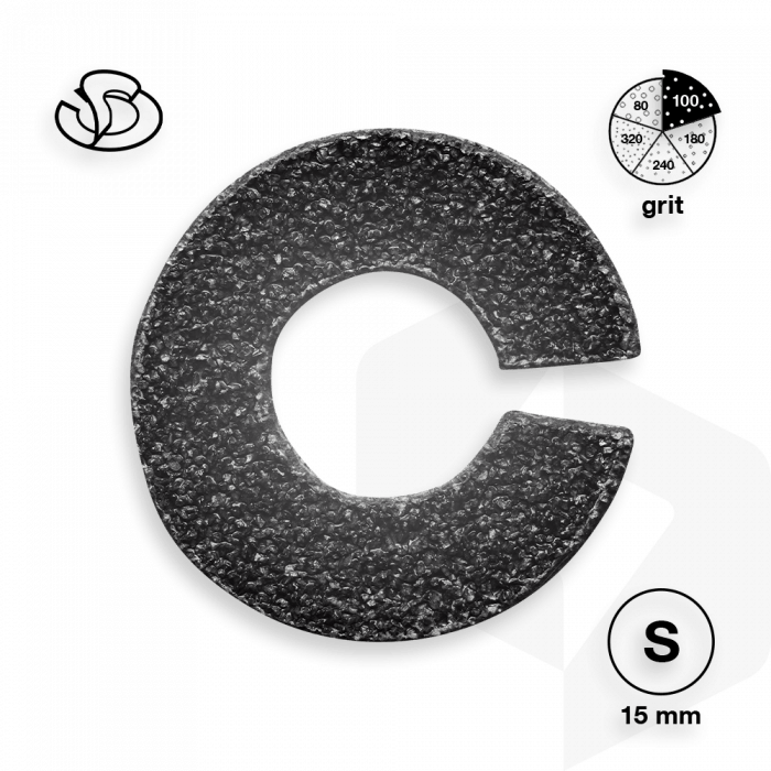 Staleks - Pododisc Íves Csiszolópapír Pro S 100 grit - 50 db PDFR-15-100