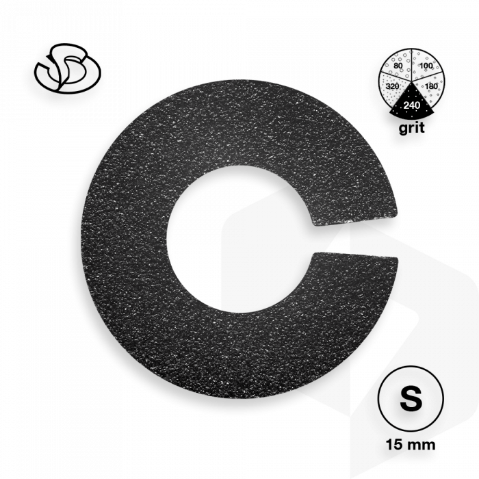 Staleks - Pododisc Íves Csiszolópapír Pro S 240 grit - 50 db PDFR-15-240